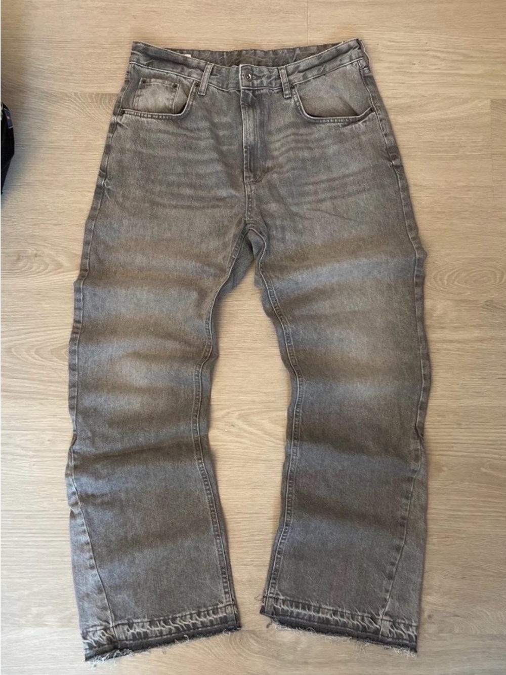 Bootcut Flared Jeans Grey Wash